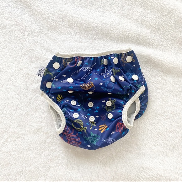 BEAU & BELLE Adjustable Swim Diaper 0-36 mo - Picture 1 of 6